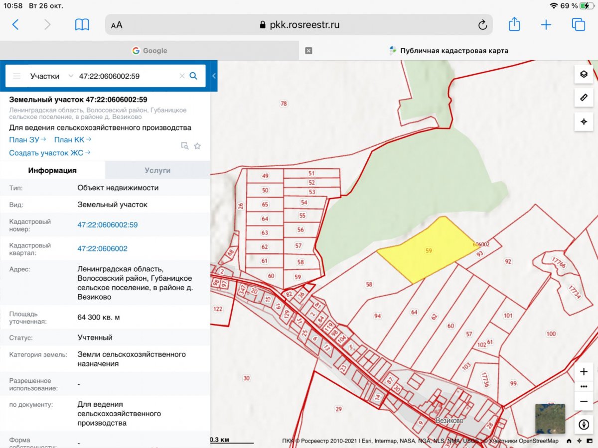 Кадастровая карта публичная ленинградской области волосовский район