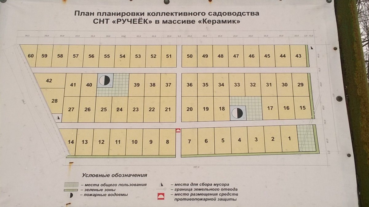 Карта садоводства кириши