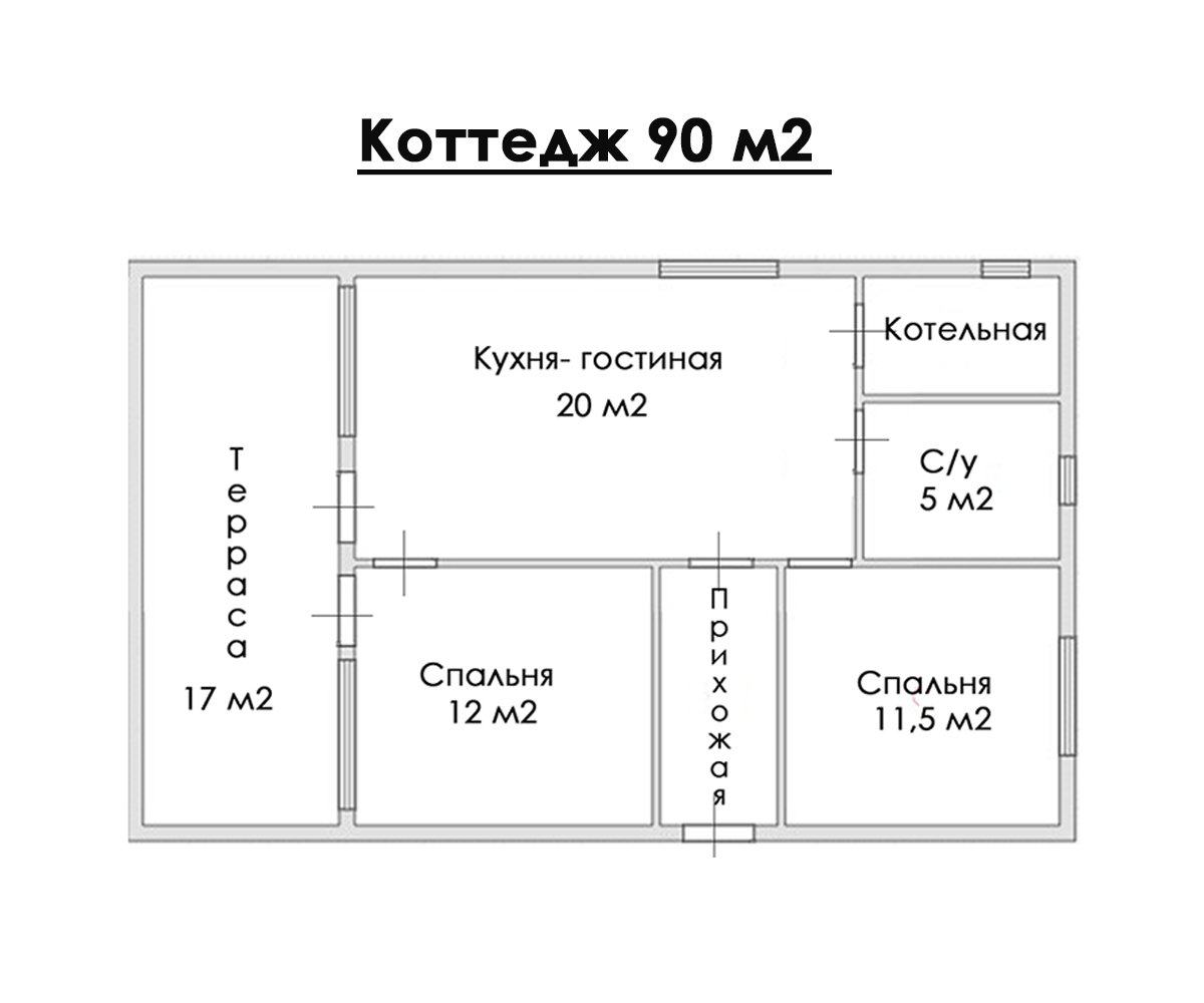 Купить Загородный дом 90 кв.м с участком 6 сот. в Ломоносовский район  Ленинградская область (№321913)